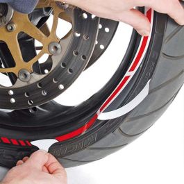 Foliatec FO34440 Tiras para Llantas de Moto Pin Striping Racing Rojo 14 Bandas 7mm x 41cm