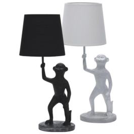 DKD Home Decor Lámpara Sobremesa Colonial Blanco Negro 20 x 45 x 20 cm (2 Unidades) Precio: 34.50000037. SKU: B14HMER27M