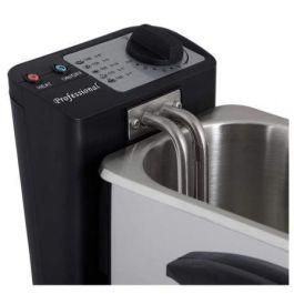 Orbegozo FDR 16 Freidora Eléctrica 1.5L 1500W Acero Inoxidable Termostato Regulable hasta 200°C Fácil Limpieza Lavavajillas