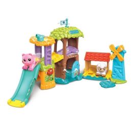 VTech VTE3417765760051 Tut Tut Animo Bisous - Súper Casa Tobogán con Violeta, la Vaca Pipelette - Multicolor
