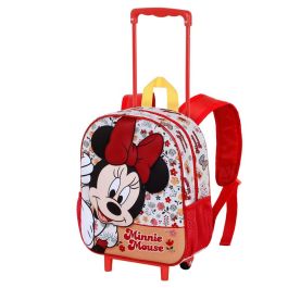 Mochila 3D con Ruedas Pequeña Flowered Disney Minnie Mouse Rojo Precio: 31.89000012. SKU: B17YKRDQS3