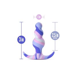 Plug Anal Blush Avant Multicolor (7,6 cm) (6,3 cm)