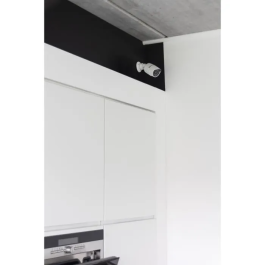 Chacon CHA5411478344940 Cámara ficticia de Aluminio con LED azul - Blanco