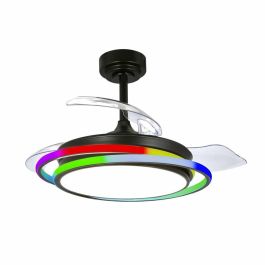 Ventilador de Techo CristalRecord ANTILA MINI RGB BK RETRAC Negro Precio: 134.50000025. SKU: B1J8ZCJAMS