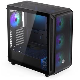 Endorfy ARX 700 ARGB TG Black Torre PC ATX ITX Micro ATX Negro Iluminación Multi