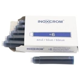 Inoxcrom Cartucho de Tinta Estilográfica Azul Real, Caja de 6 Unidades, Compatible con Varias Marcas Precio: 0.79000053. SKU: S8422094