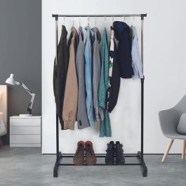 Je cherche une Idee Perchero Barra Ajustable 80x43 cm Altura 90-160 cm Carga 10 kg