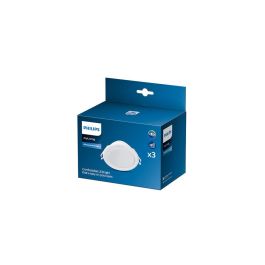 Philips PH-915005805503 Pack 3 Downlight LED Meson Circular 5,5W 550Lm 4000K Blanco. Bajo Consumo, Luz Uniforme, Fácil Instalación