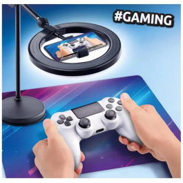 Canal Toys Estudio de Vídeo 2 en 1 con Anillo de Luz LED Multicolor y Soporte Multifunción Studio Creator INF027