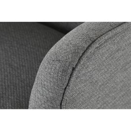 Sillon Scandi DKD Home Decor Gris Dorado 73 x 79.5 x 65 cm