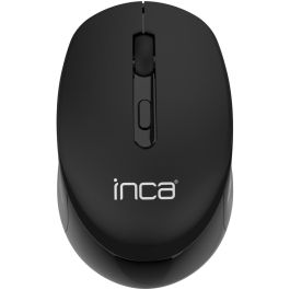 INCA IWM-243RS Ratón Inalámbrico CANDY DESIGN negro 1600 DPI 2.4GHz