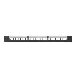 Lanberg PPKS-1124-B Panel de Parcheo 1U para Montaje en Bastidor, Negro Lanberg PPKS-1124-B Panel de Parcheo 1U para Montaje en Bastidor, Negro