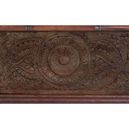 Giner y Colomer Baúl Madera de Mango Marrón Bicolor 45x116x40 cm