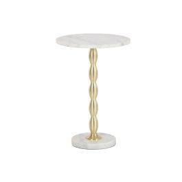 DKD Home Decor Mesita Auxiliar Moderno Blanco Dorado 41 x 60 x 41 cm Precio: 65.79000021. SKU: B1K7CTWCS7
