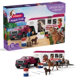 Schleich 42705 Figura de Camioneta y Remolque Ecuestre Horse Club Series Precio: 105.89000037. SKU: B1JVSJKKBH