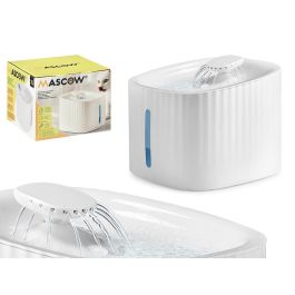 Mascow Fuente para Mascotas 19.5x13.5x19.5 cm Blanca Plástico 3L con Filtración Silenciosa y Cable USB (Set de 4) Precio: 58.88999941. SKU: B127RJQBCQ