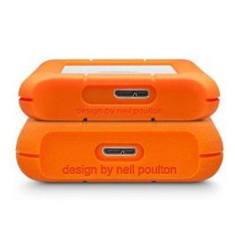 LaCie Rugged Mini Disco Duro Externo Portátil 2 TB, USB 3.0, Resistente a Golpes, Agua y Presión