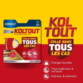 Cyanolit CYA3045205072497 Cinta Adhesiva Doble Cara Extrafina Alta Adherencia Discreta Resistente