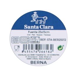 Santa Clara - Fuente rectangular Berna Elite brillo 25x15 cm (18 Unidades) Santa Clara - Fuente rectangular Berna Elite brillo 25x15 cm (18 Unidades)