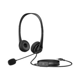HP Stereo USB Headset G2 con Cancelación de Ruido y Diseño Cómodo para Llamadas Claras