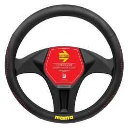 Funda Volante Momo Street Universal Negro Y Rojo 38-39 cm MOMLSWC018BR