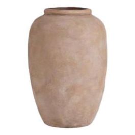 DKD Home Decor Ánfora Decorativa Urban de Cerámica Marrón Claro 25x38x25 cm (Pack 2 Unidades) Precio: 87.5000005. SKU: B1JY37CY5R