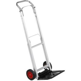 Meister Carro de Carga Plegable de Aluminio 90 kg, con Ruedas de 150 mm, Plataforma 240x385 mm, Ajustable y Robusto, Gris Precio: 56.50000015. SKU: B14GX3TAZL
