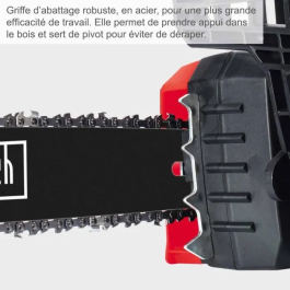 Scheppach Motosierra Eléctrica CSE2700 - 2700 W - Negro y Rojo - Espada 45,5 cm