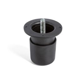 Indaux Pata Niveladora Sandy M8 Acabado Negro Altura 45-70mm