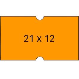 Apli Etiquetas Para Etiquetadora De Precios 21x12 mm C-Rectos 6 Rollos De 1000 Naranja Compatible Con Modelos 101418 y 101948 Precio: 5.50000055. SKU: B174A89KAS