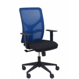 Silla Piqueras Y Crespo Motilla Brazos Regulables Mecanismo Sincro Con Regulador De Tension Respaldo De Malla Azul Y Asiento Tapizado Bali Negro Precio: 222.50000058. SKU: B15RA4TM7N