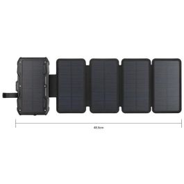 Sandberg Powerbank Solar 5-Panel 10000 mAh Plegable para Carga Rápida de Dispositivos Móviles