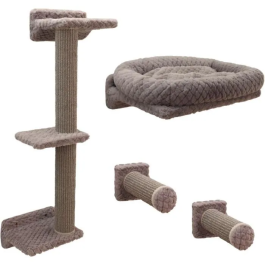 Kerbl KER4018653390221 Rocódromo para gatos Monte Alpi, 8 piezas, Gris Precio: 76.4999994. SKU: B15ALGEHHA