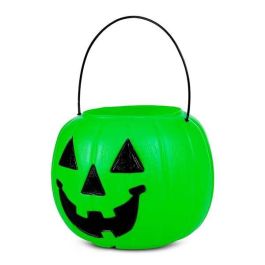 Cesta calabaza verde talla 21,6 x 21,6 x 30,5 cm Cesta calabaza verde talla 21,6 x 21,6 x 30,5 cm