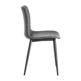 Silla Negro Metal / Simil Piel