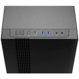 Chieftec UK-02B-OP Caja PC Cubo Negro ATX/microATX/Mini-ITX para Hogar/Oficina con USB 3.2 Gen 1 y Tipo C