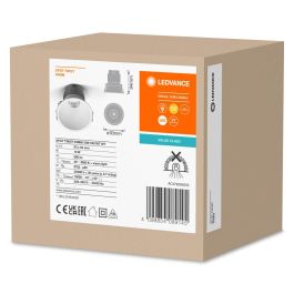Ledvance LVE-4099854089145 Foco LED Empotrable 10W 800Lm 3000K 30º IP20 Ahorro Energético para Iluminación General Interior, Fácil Instalación