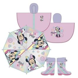 Cerdá Impermeable Poncho Minnie Talla T05/06 para Niña de 5 a 6 Años Color Lilac