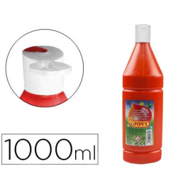Jovi Témpera Líquida Paint Bermellón Base Agua Alto Poder Cubriente Botella 1000 mL Precio: 6.50000021. SKU: B1CDPRXR8L