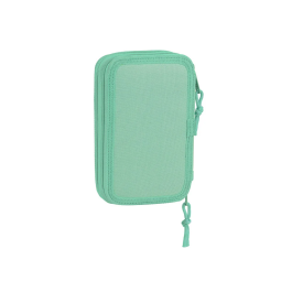 Plumier Doble BlackFit8 M854 Turquesa 12.5 x 19.5 x 4 cm (28 piezas)