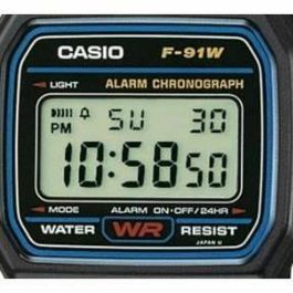 Reloj Unisex Casio F-91W-1YEG