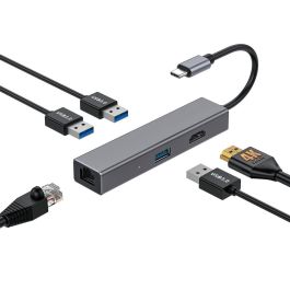 Coolbox Docking Minidock Tipo C Hdmi - Conecta a Monitor Externo, Ethernet Gigabit, 3 Puertos USB3.0 - Compatible con MacBook, Chromebooks, Ultrabooks Precio: 23.78999997. SKU: S55168484