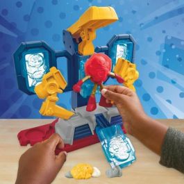 HASBRO Laboratorio de armaduras Iron Man Marvel Play-Doh para moldear plastilina, figura de acción con luces y sonidos, 227g