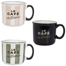Home Deco Factory Mug Vintage Bistrot 450 ml Cerámica