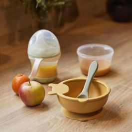 Ventosa - THERMOBABY - Silicona - Amarillo Miel, antideslizante e irrompible Ventosa - THERMOBABY - Silicona - Amarillo Miel, antideslizante e irrompible