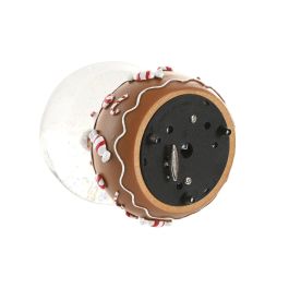 DKD Home Decor Bola Musical Navidad Fantasia Multicolor de Resina y Cristal 10x14x10 cm Surtida (4 Unidades)