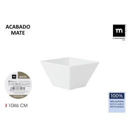 Bol de melamina mate blanco 10x6 cm - La Mediterranea (24 Unidades) Precio: 28.49999999. SKU: B175NRBARM