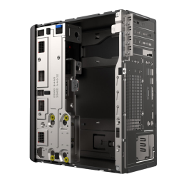 Phoenix Lite Evo Caja PC Sobremesa Compacta 15L Micro ATX con USB-C, 2x USB 3.0, Bahías 3.5/2.5/5.25 y Fuente TFX