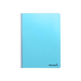 Cuaderno Espiral Liderpapel A4 Micro Smart Tapa Blanda 80H60 gr Horizontal 7 mm Doble Margen 4 Taladros Colores 10 unidades