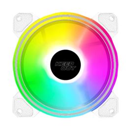 Keep Out Ventilador Caja XFC-120DRW ARGB 120mm con Iluminación RGB Sincronizable y 16 Millones de Colores, 1600 RPM, Rodamientos Hidráulicos, Antivibración, PWM 4-Pin Precio: 11.49999972. SKU: B139VDNWTP